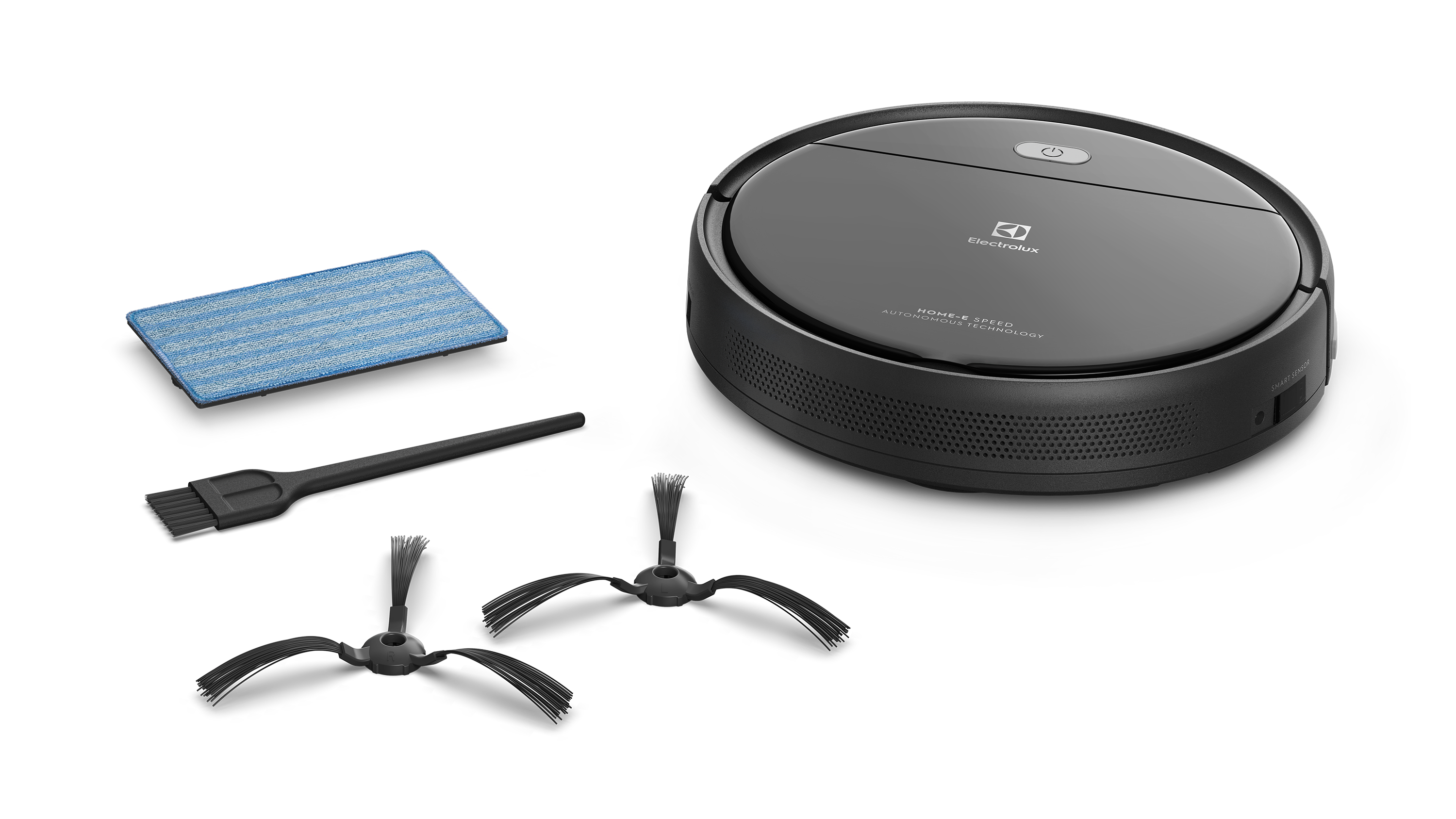 Electrolux ERB10 com carregador, escovas e acessórios incluídos.