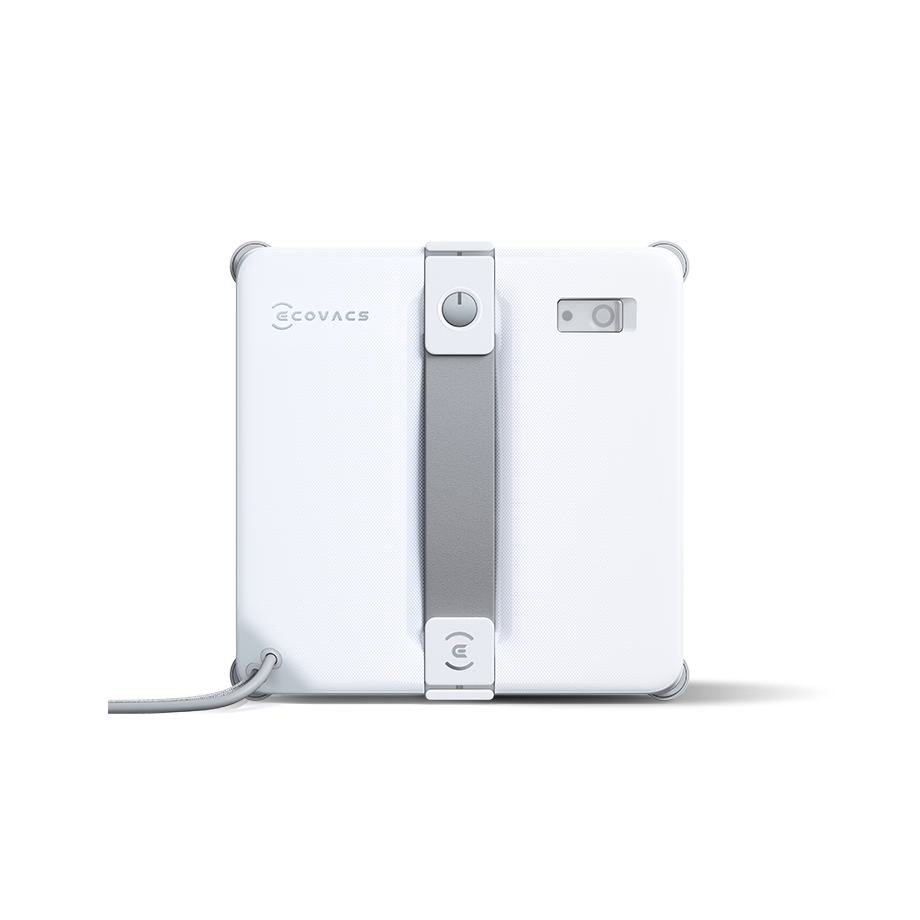 Robô limpa-vidros ECOVACS WINBOT MINI2 branco em primeiro plano.